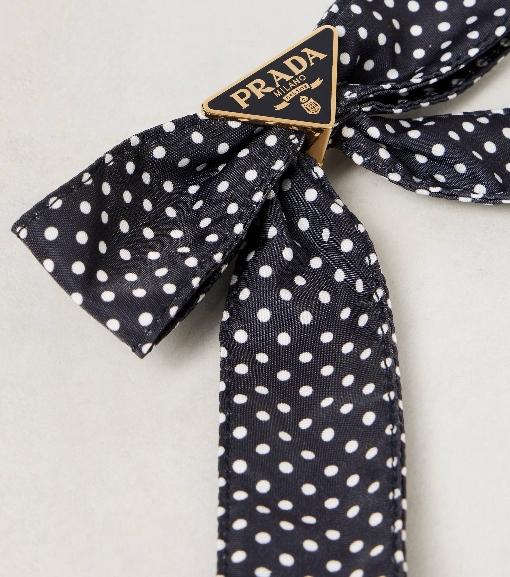 Bow-detail polka-dot hair clip - 3