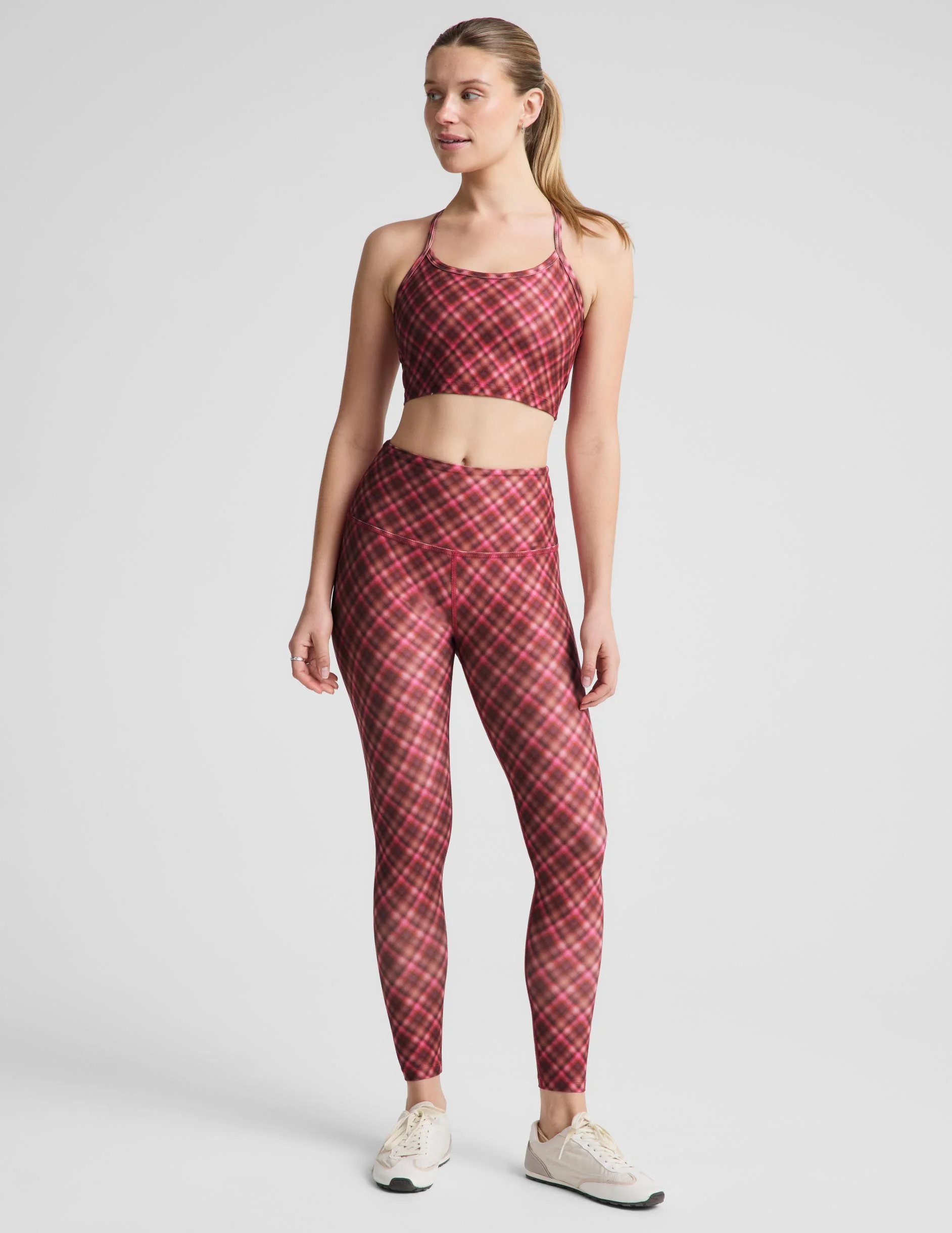 Autumn Argyle SoftMark High Waisted Midi Legging - 1