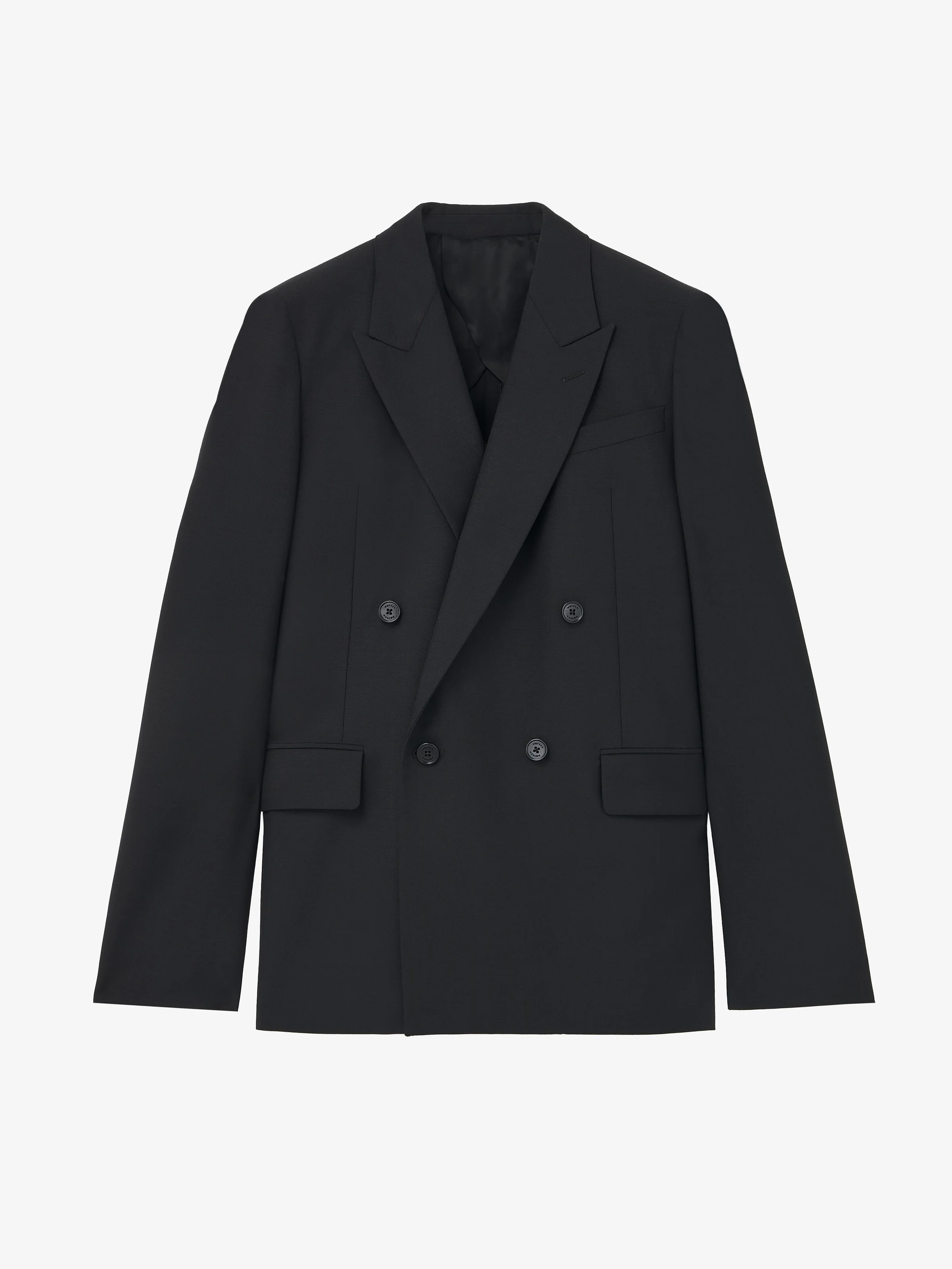 Double-Breasted Tailored Jacket - 1