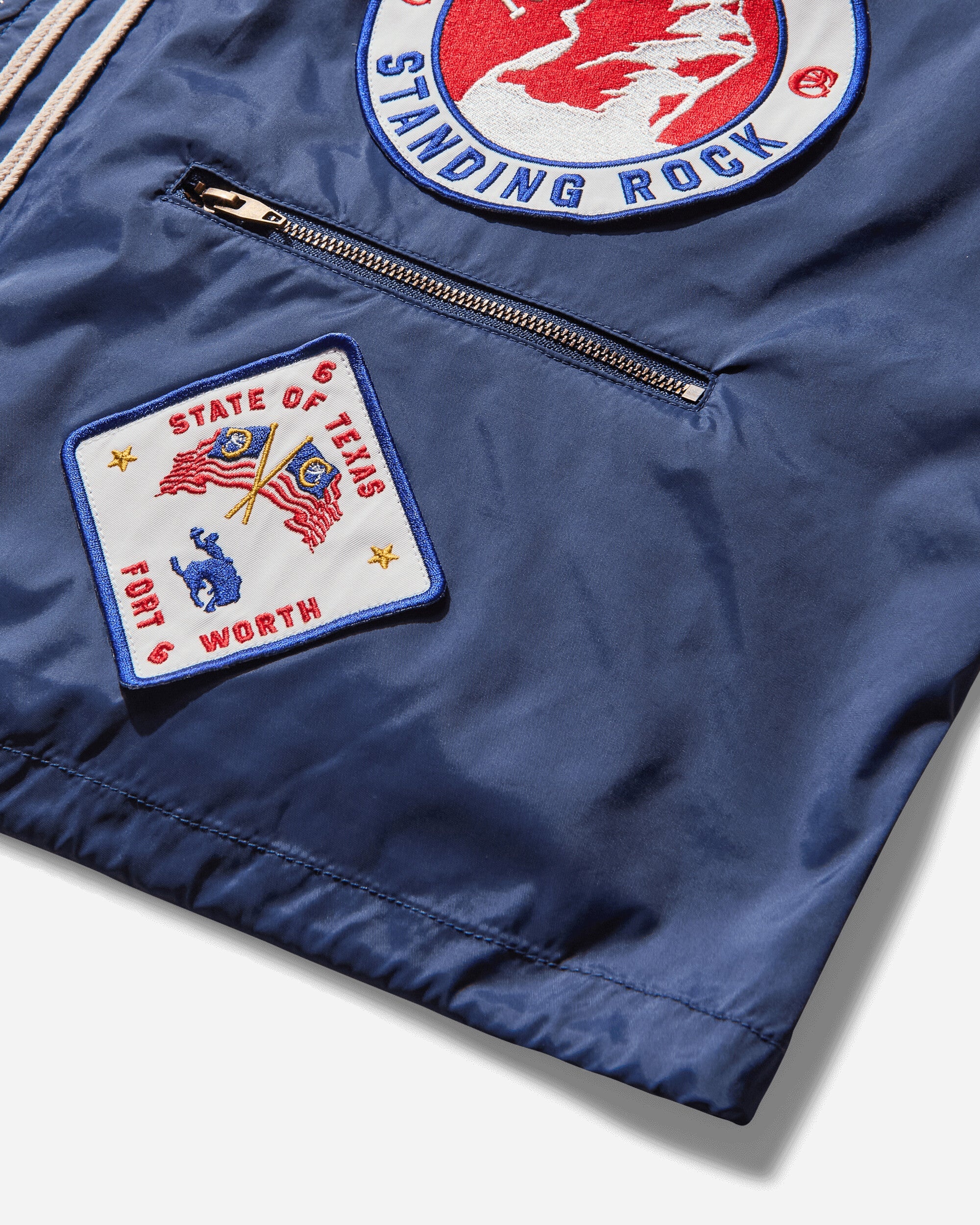 Men's 60’s Souvenir Campus Jacket Blue - 3