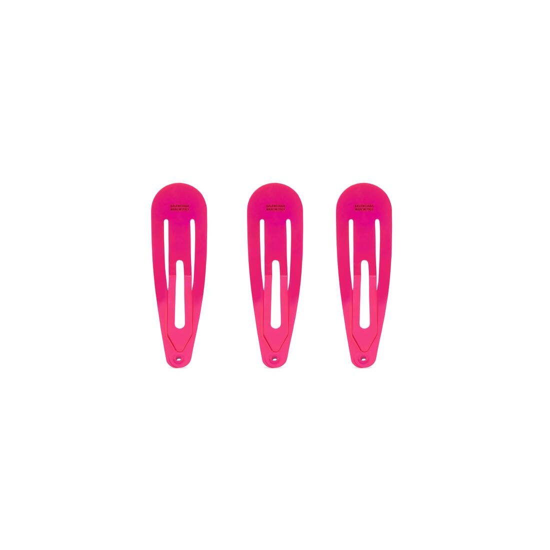 Women's Holli Xs Clip Set in Fluo Pink - 2