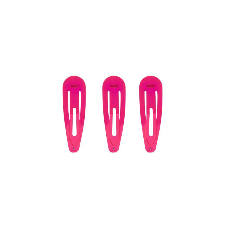 BALENCIAGA Women's Holli Xs Clip Set in Fluo Pink outlook