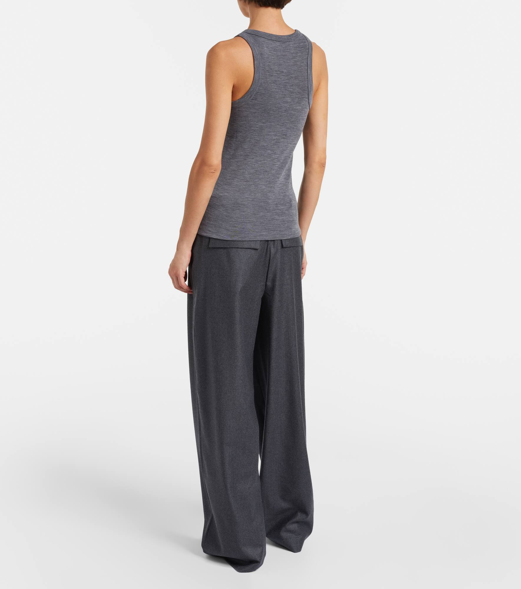 Wool jersey tank top - 3