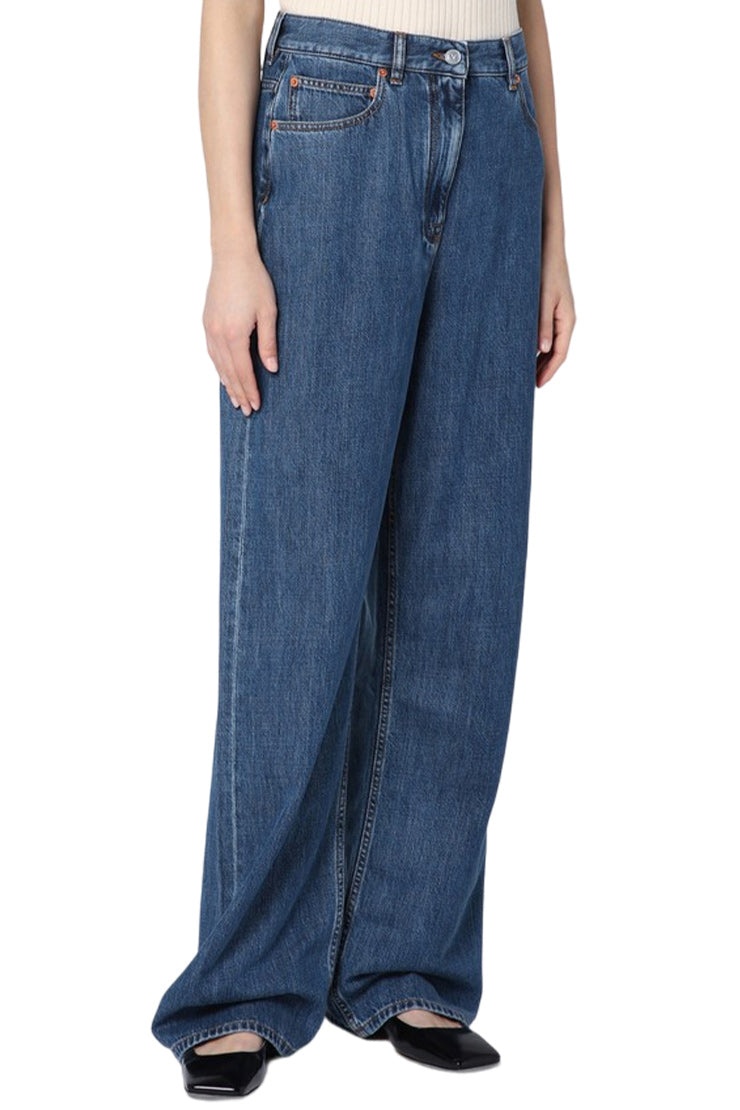 WIDE-LEG DENIM JEANS - 4