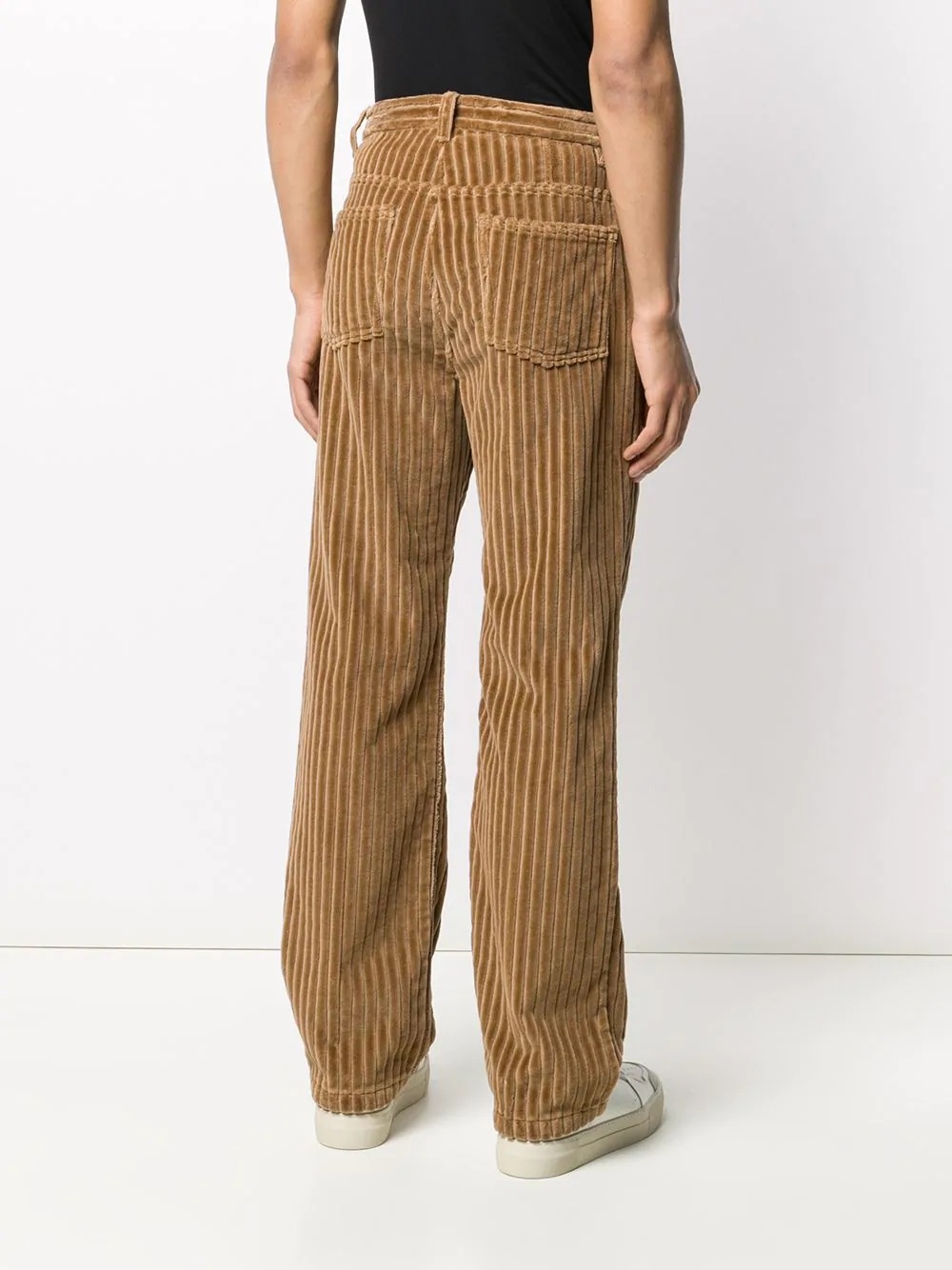 straight-fit corduroy trousers - 4