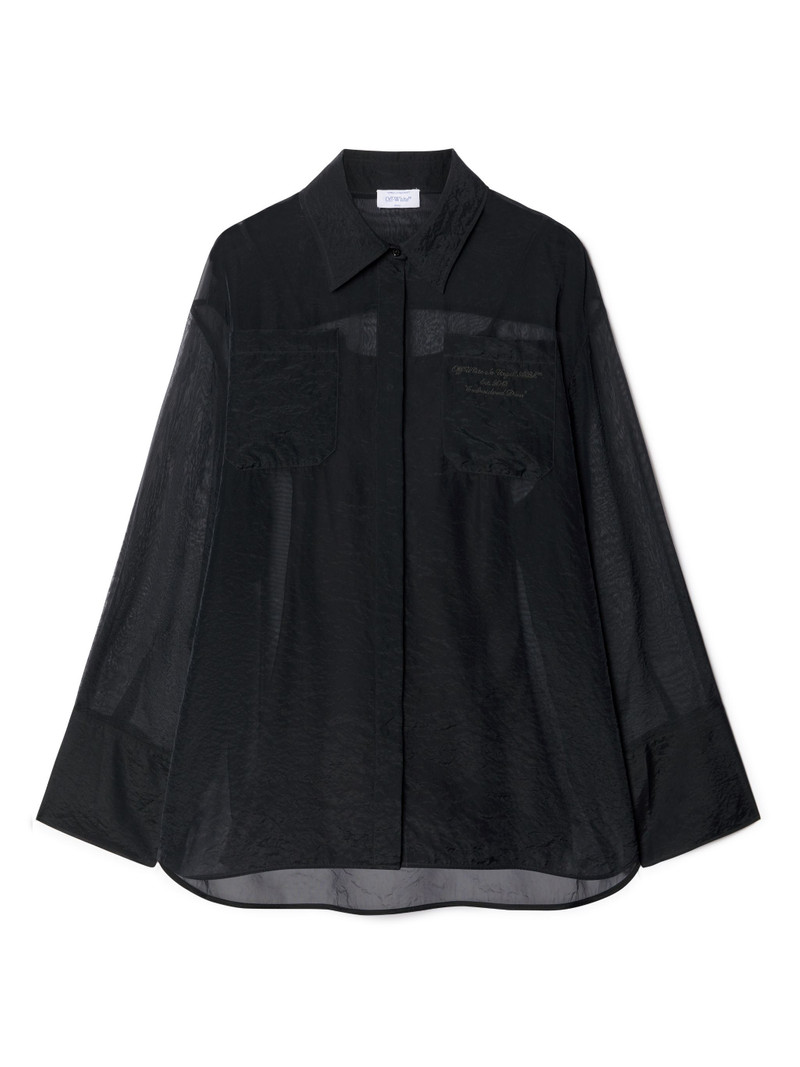 블랙 Organza 옷걸이 1