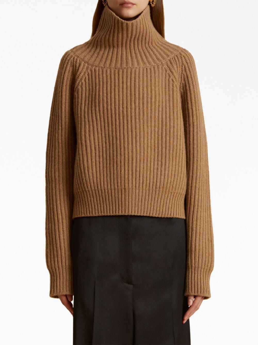 Lanzino funnel-neck cashmere jumper - 3