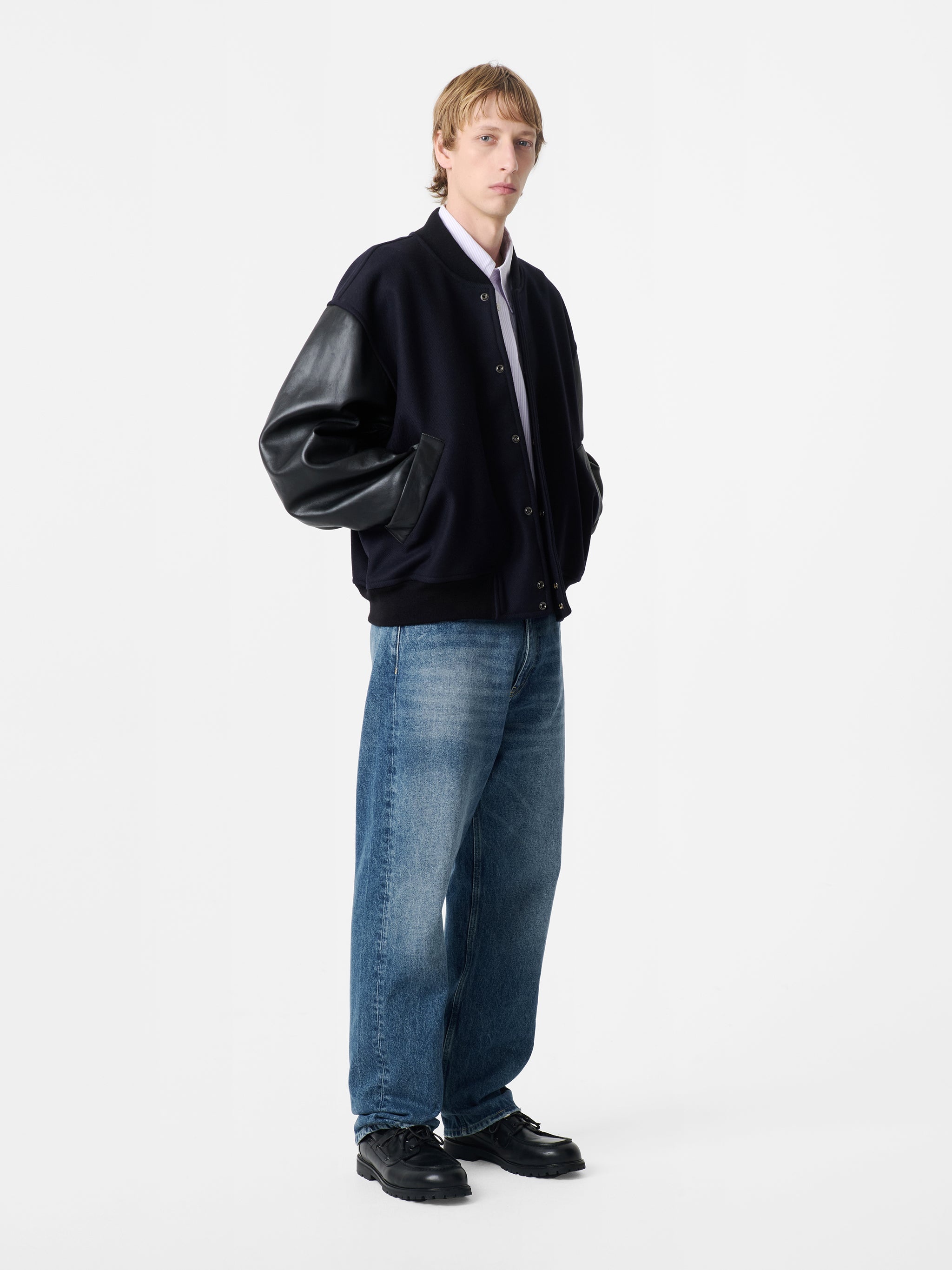 Alph Leather Bomber Jacket - 7