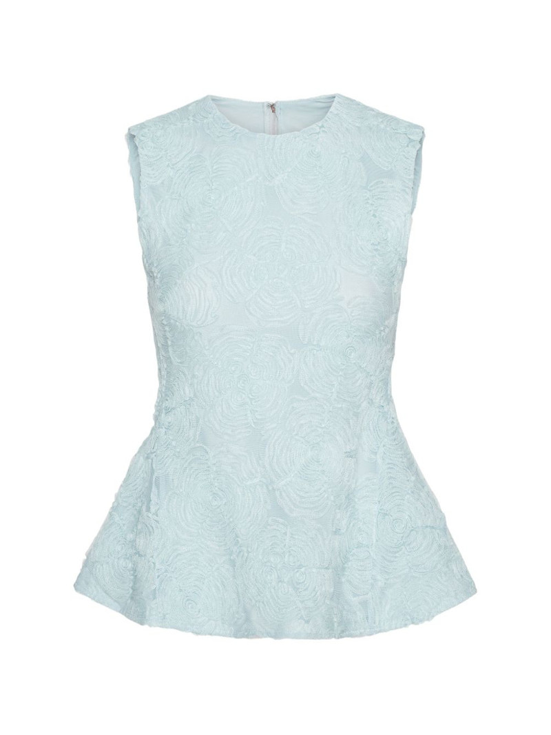 mesh sleeveless blouse 1