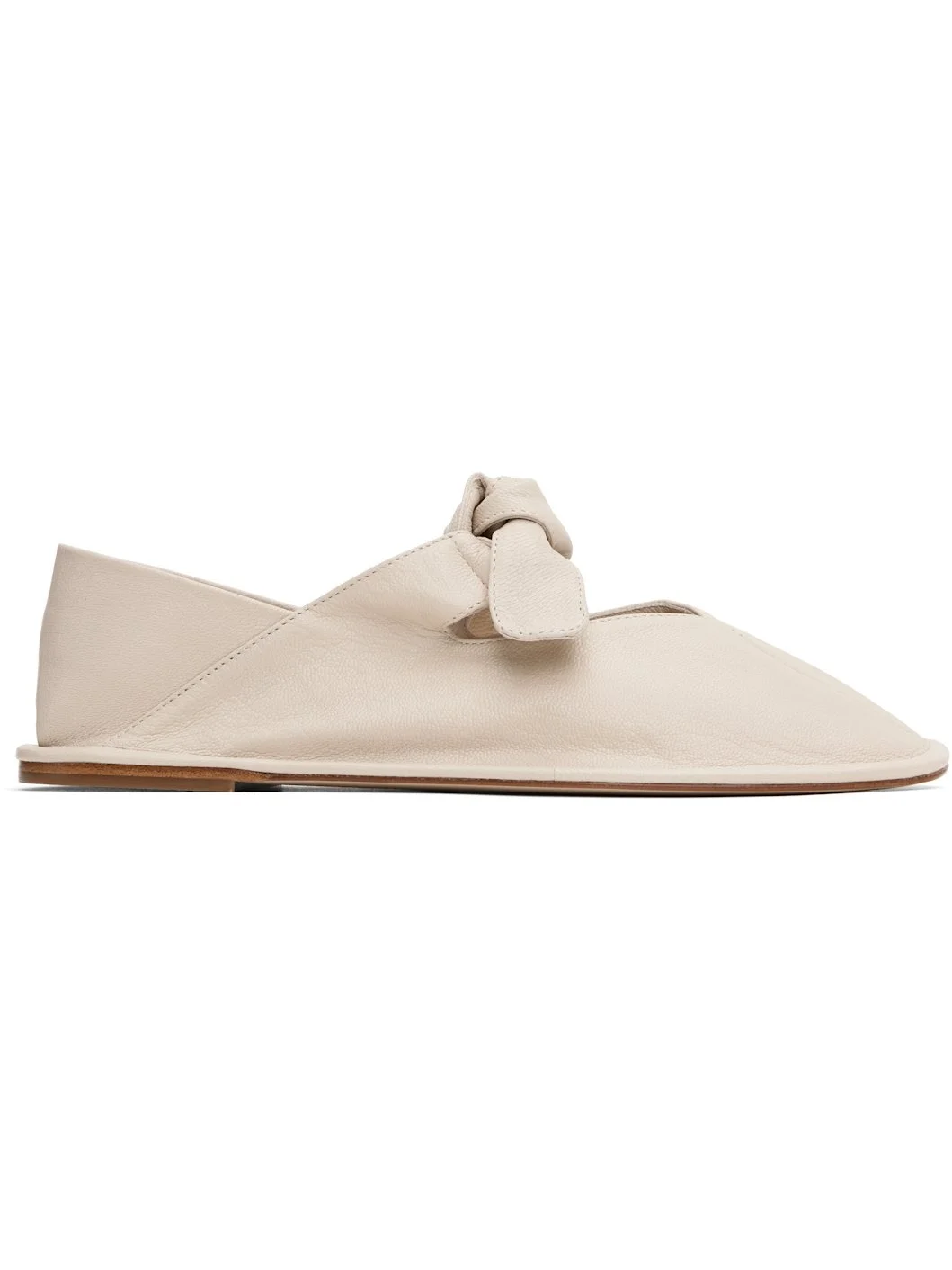 Off-White Llasada Supple Shiny Ballerina Flats - 1