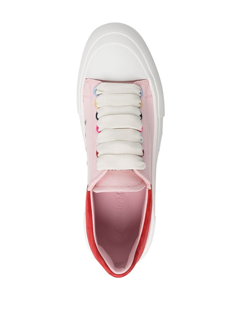 low-top canvas sneakers 4