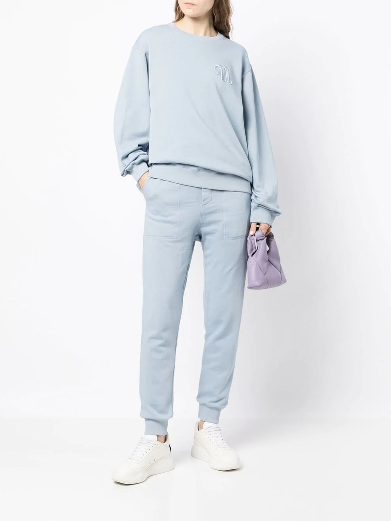 Nanushka Shay embroidered track pants outlook