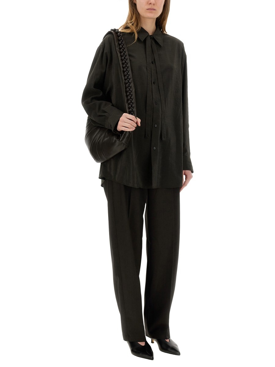 LONG SHIRT WITH TIE - 2
