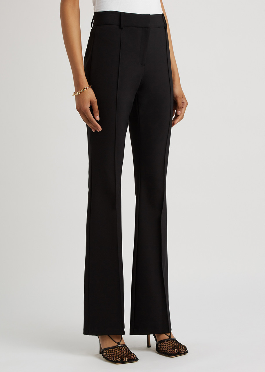 Hibiscus flared-leg trousers - 2