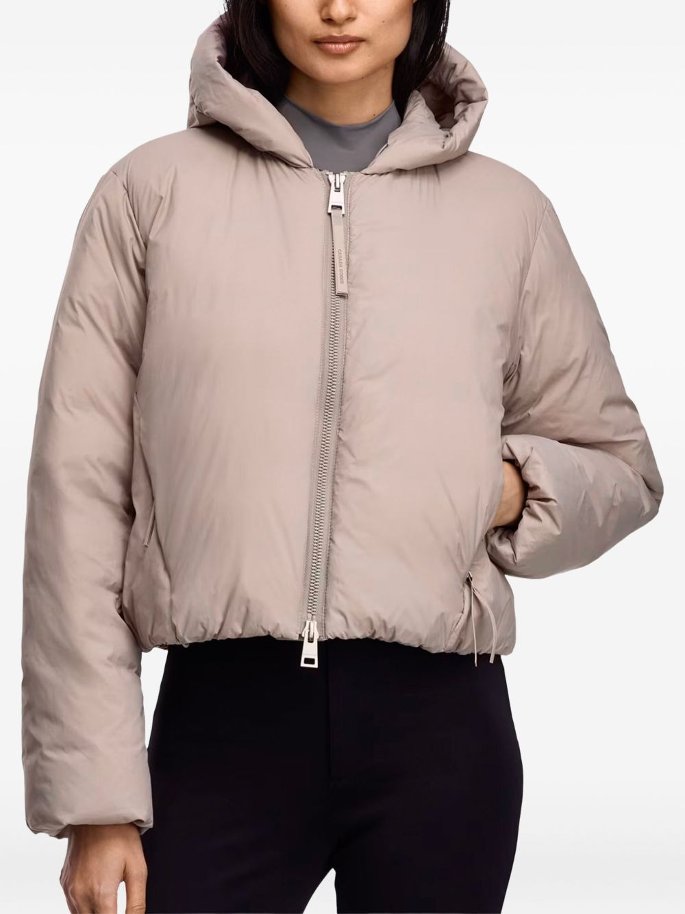 hooded puffer jacket - 2