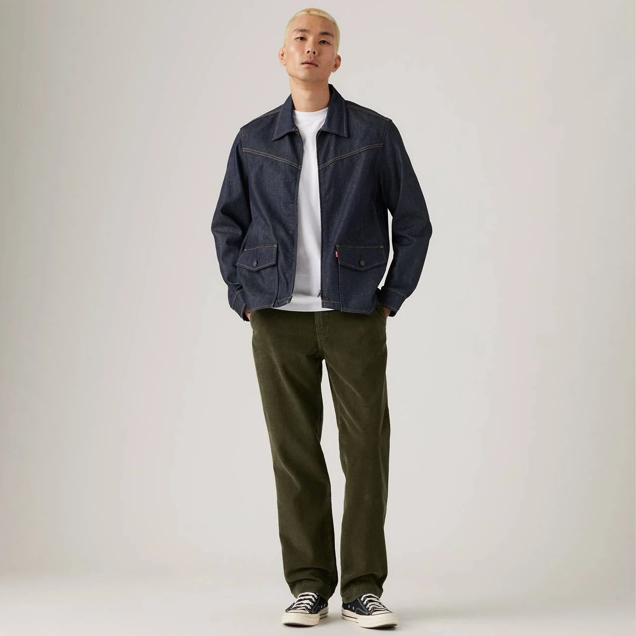 XX CHINO AUTHENTIC RELAXED CORDUROY MEN'S PANTS - 1