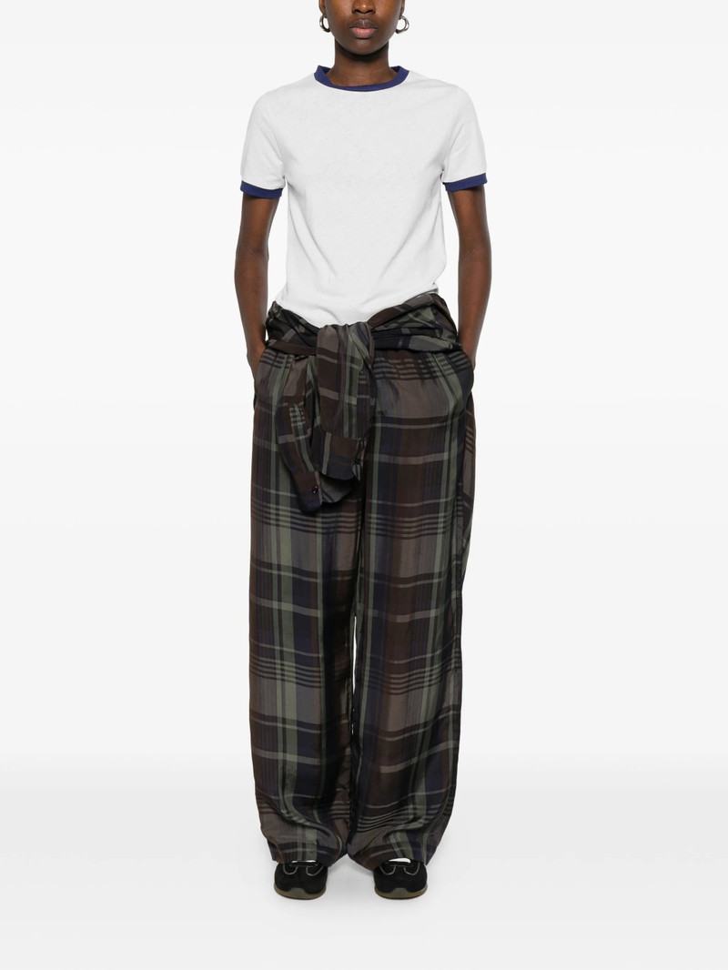 A.P.C. A.p.c. Contrasting-trim T-shirt outlook