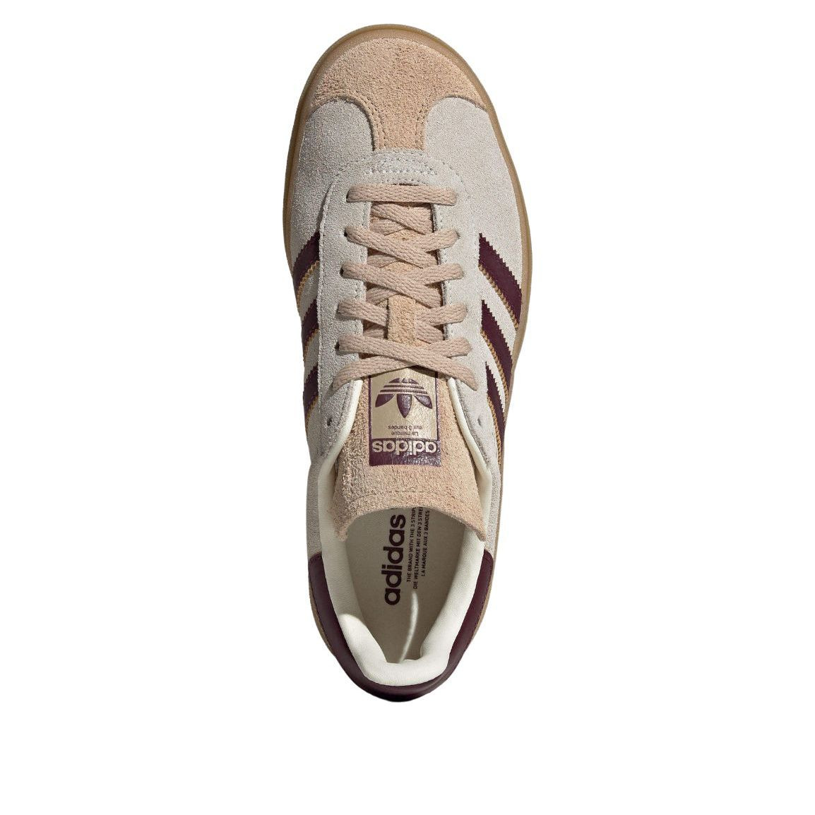 (WMNS) adidas Gazelle 'Beige Burgundy' JQ5127 - 5