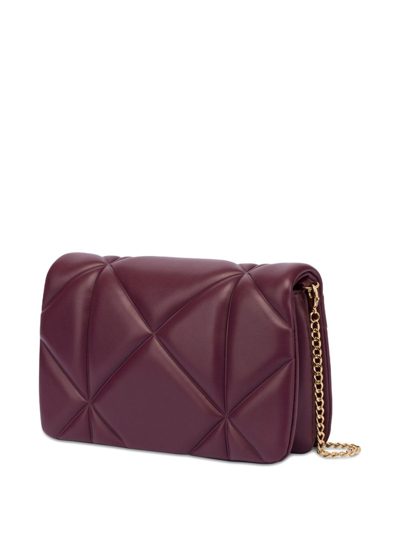 Moschino logo-plaque clutch bag outlook