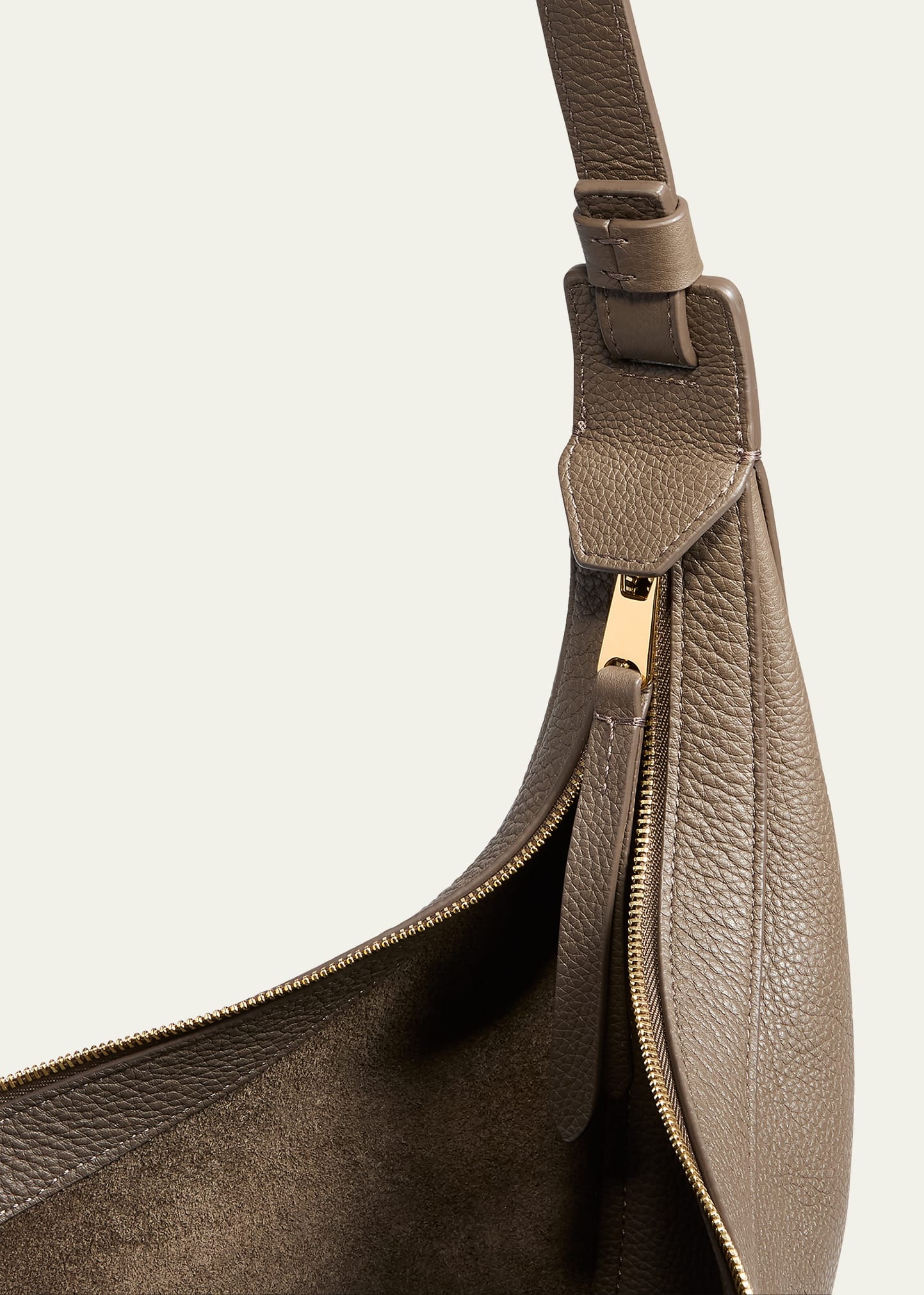 Augustina Small Zip Calfskin Crossbody Bag - 3