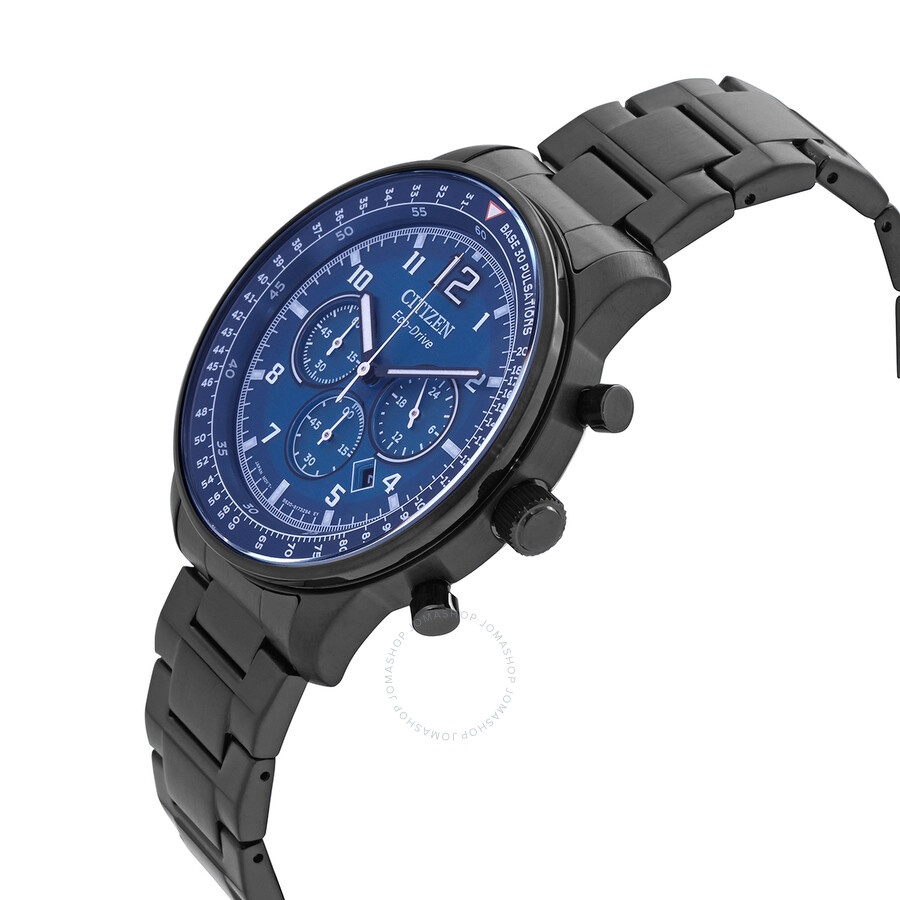 Citizen - Citizen Chronograph Eco-Drive Blue Dial Men's Watch CA4505-80L - 2