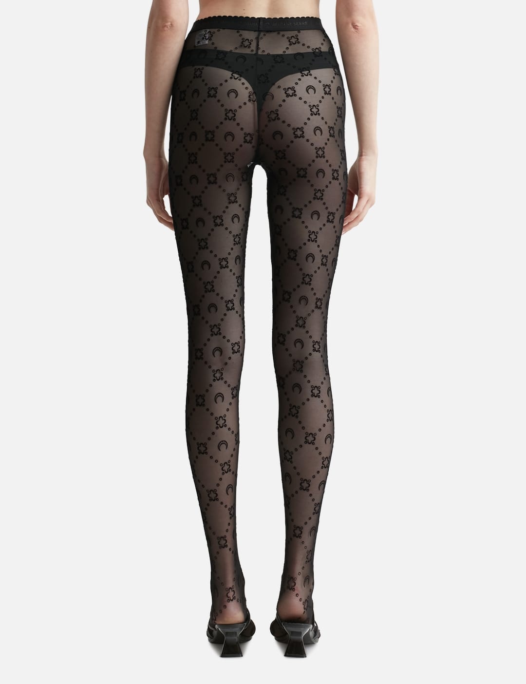 RECYCLED MOON FISHNET TIGHTS
