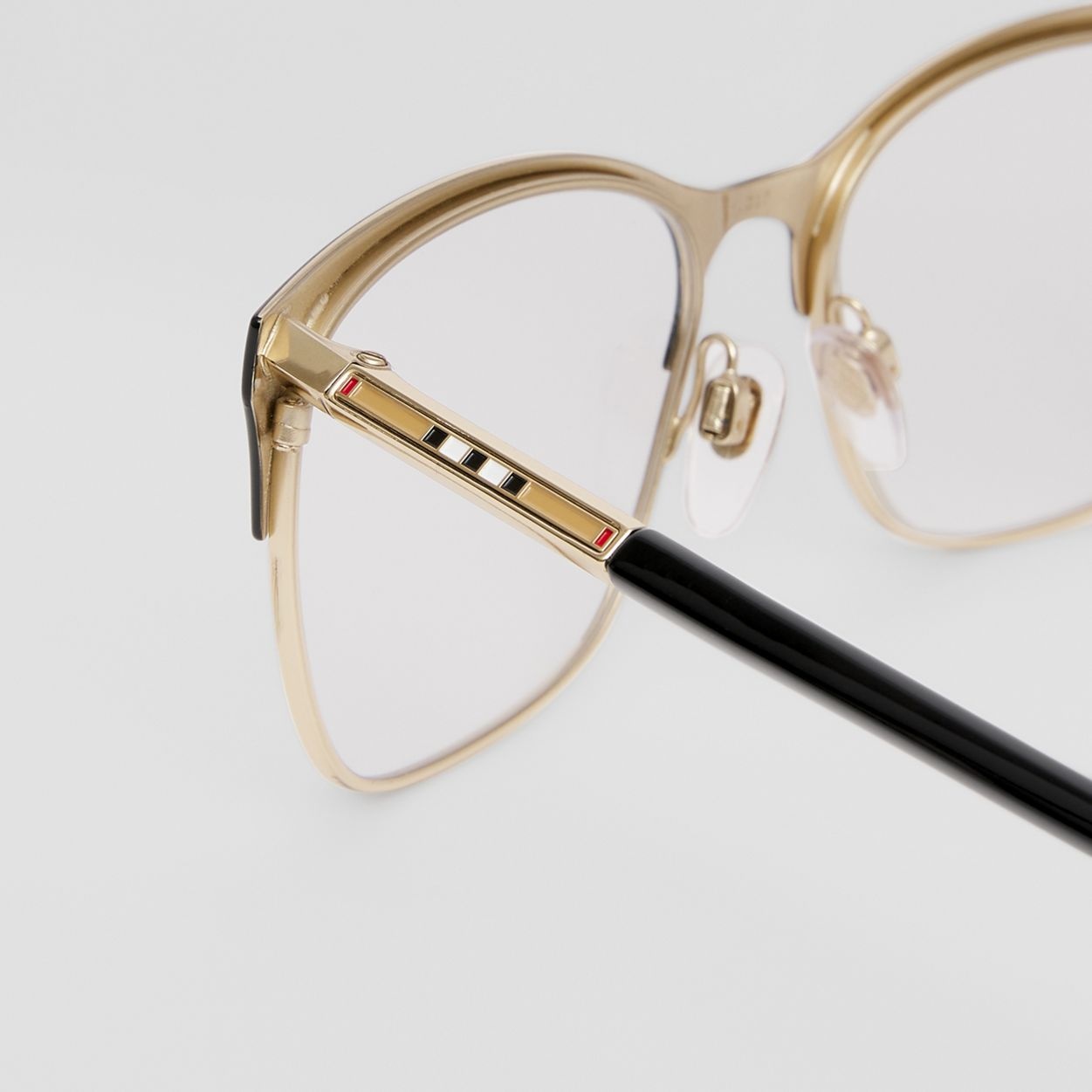 Icon Stripe Detail Cat-eye Optical Frames - 2