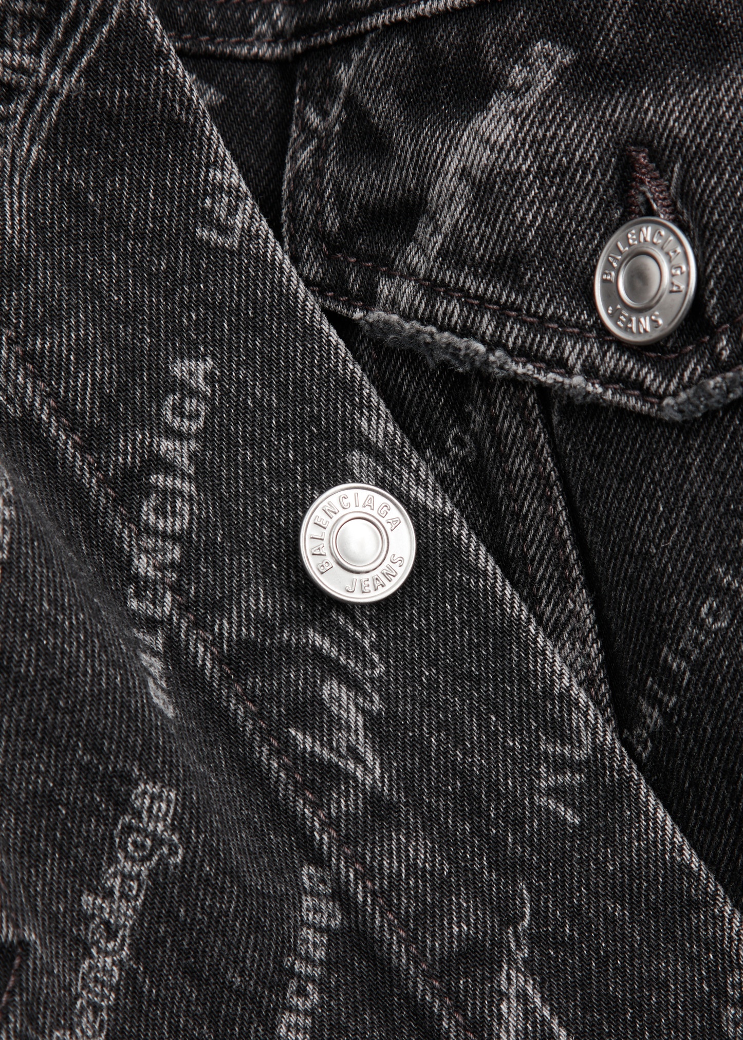 Logo-print denim jacket - 5