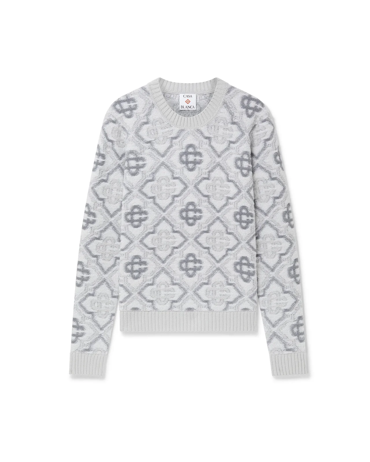 Monogram Knit Jumper | Casablanca Paris - 1