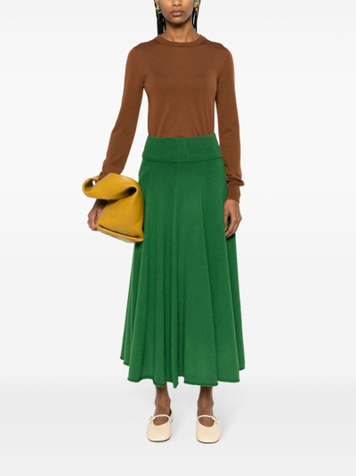 extreme cashmere knitted high-waist skirt outlook