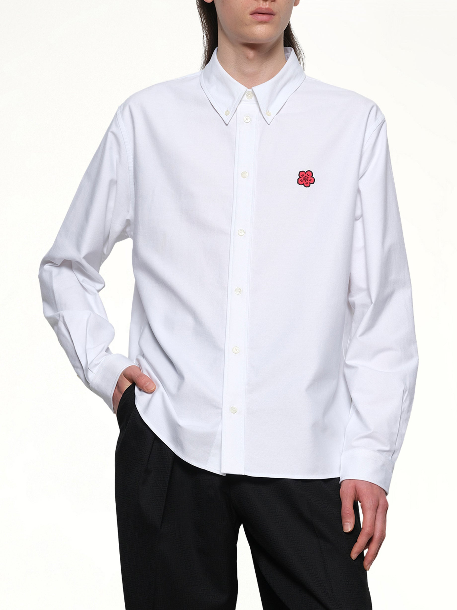 Kenzo Boke Flower Casual Shirt in White - 6