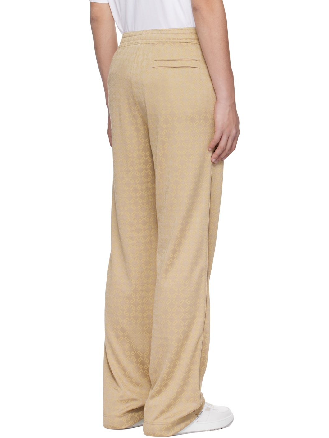 Gold Shiny Monogram 72 Jacquard Sweatpants - 3
