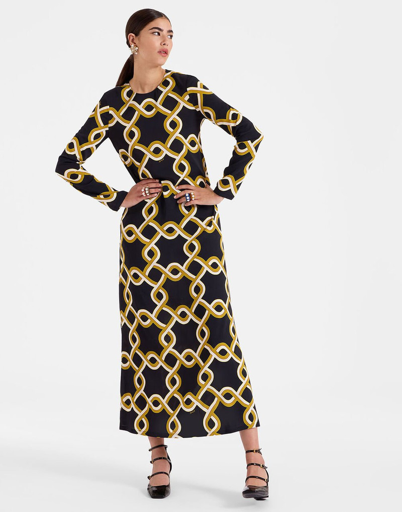 La DoubleJ Long Sleeve Swing Dress outlook