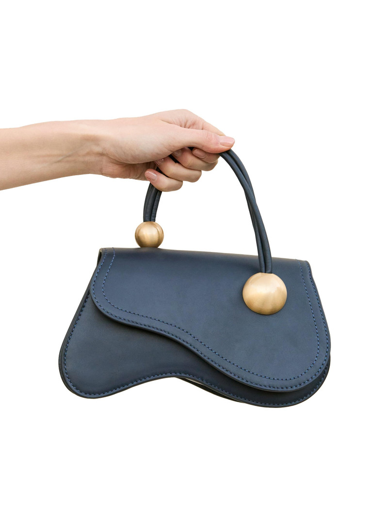 Women's Kazia Leather Top Handle Bag - Deep Lake 5