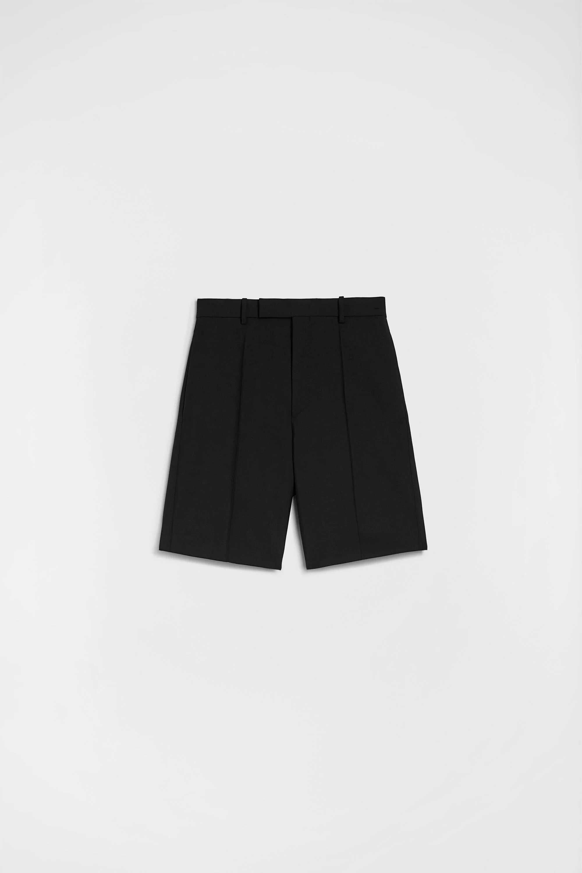 Wool Canvas Shorts - 1