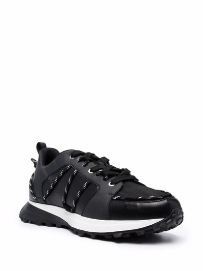 Canali lace low-top trainers outlook