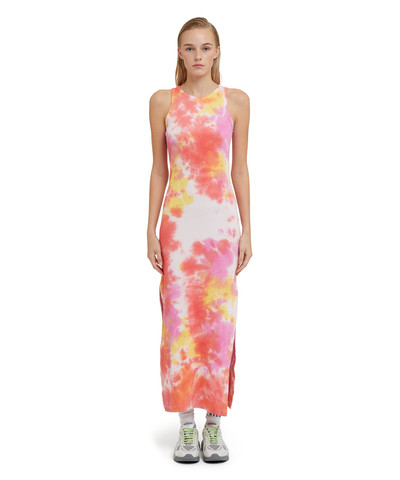 MSGM Dress in ribbed jeresy with tie-dye treatment outlook