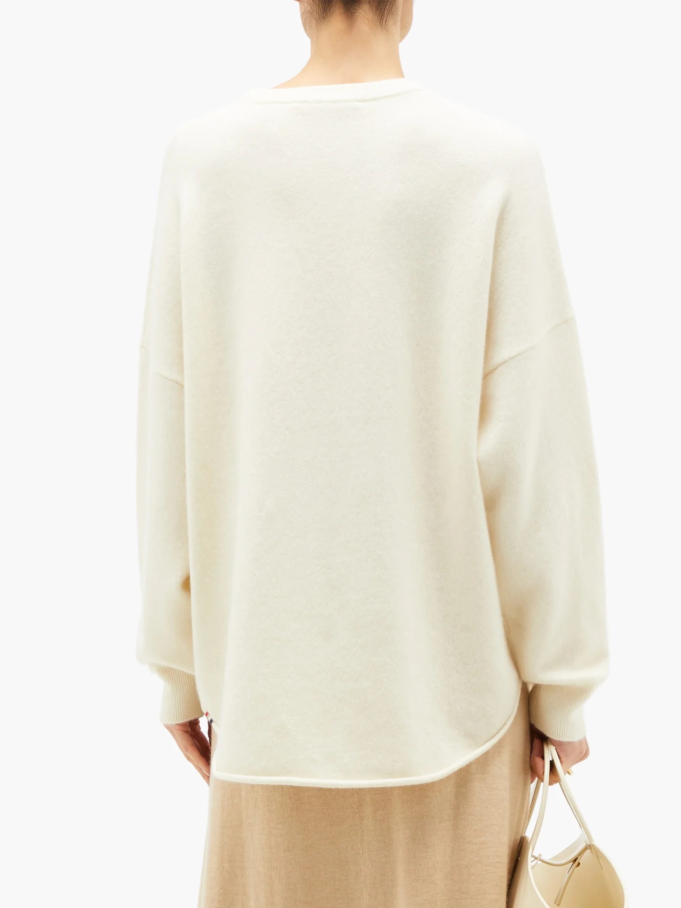 No. 53 Crew Hop oversized cashmere-blend sweater - 5