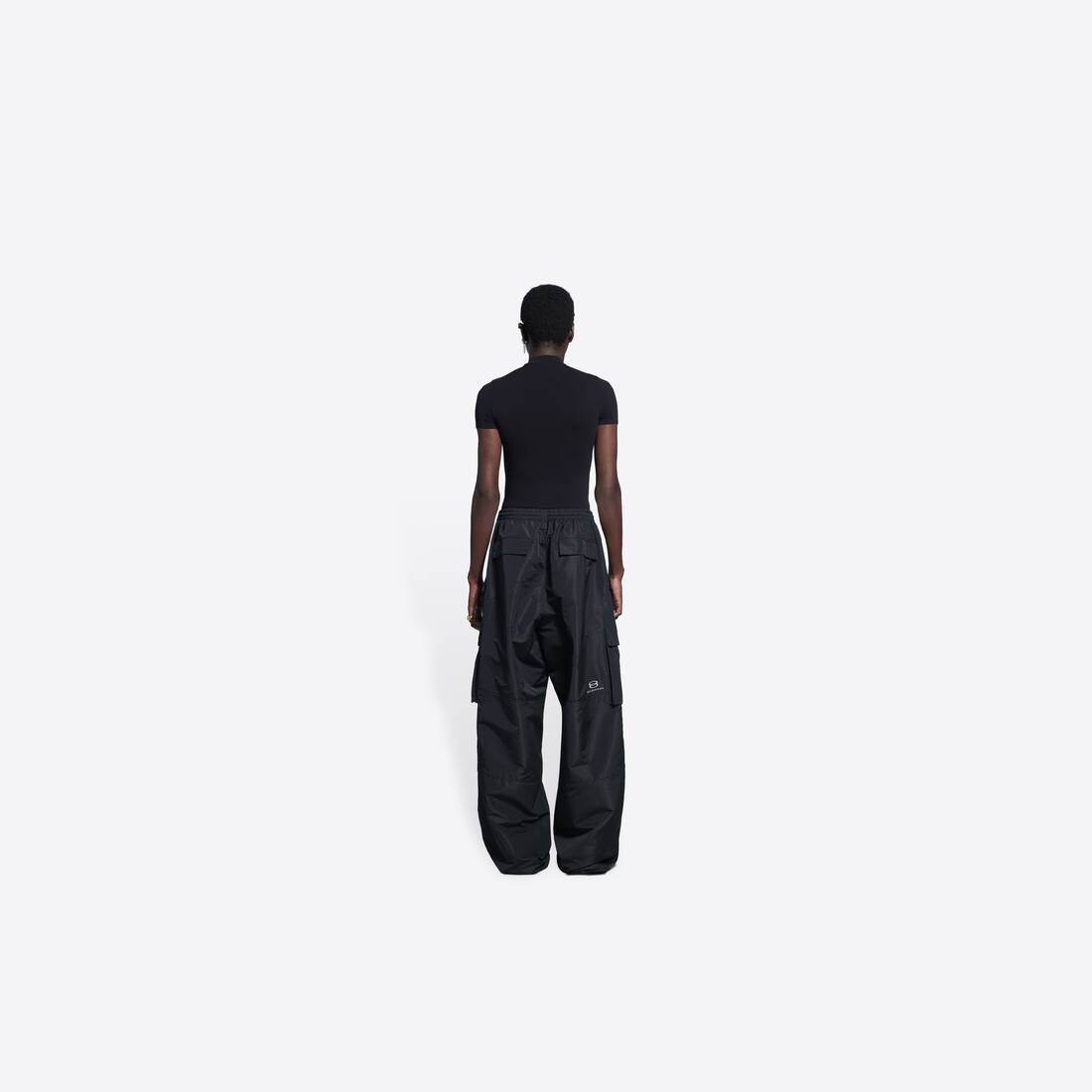 Men's Technical Cargo Pants in Black - 5