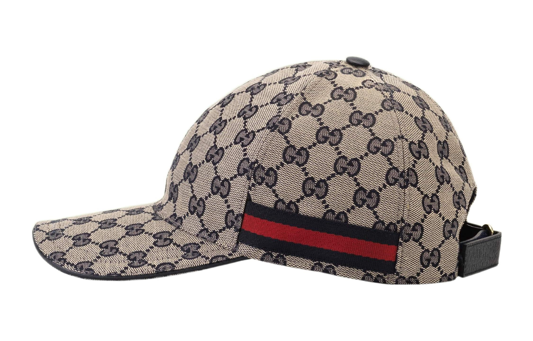 Gucci Original GG Canvas Baseball Hat With Web 'Beige Blue' 696845-4HAQQ-4068 - 2