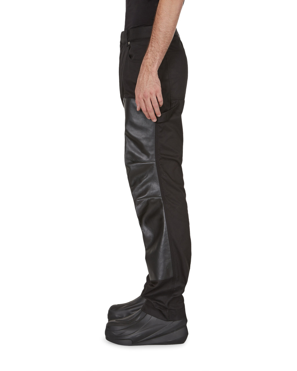 LEATHER PANEL PANT - 12