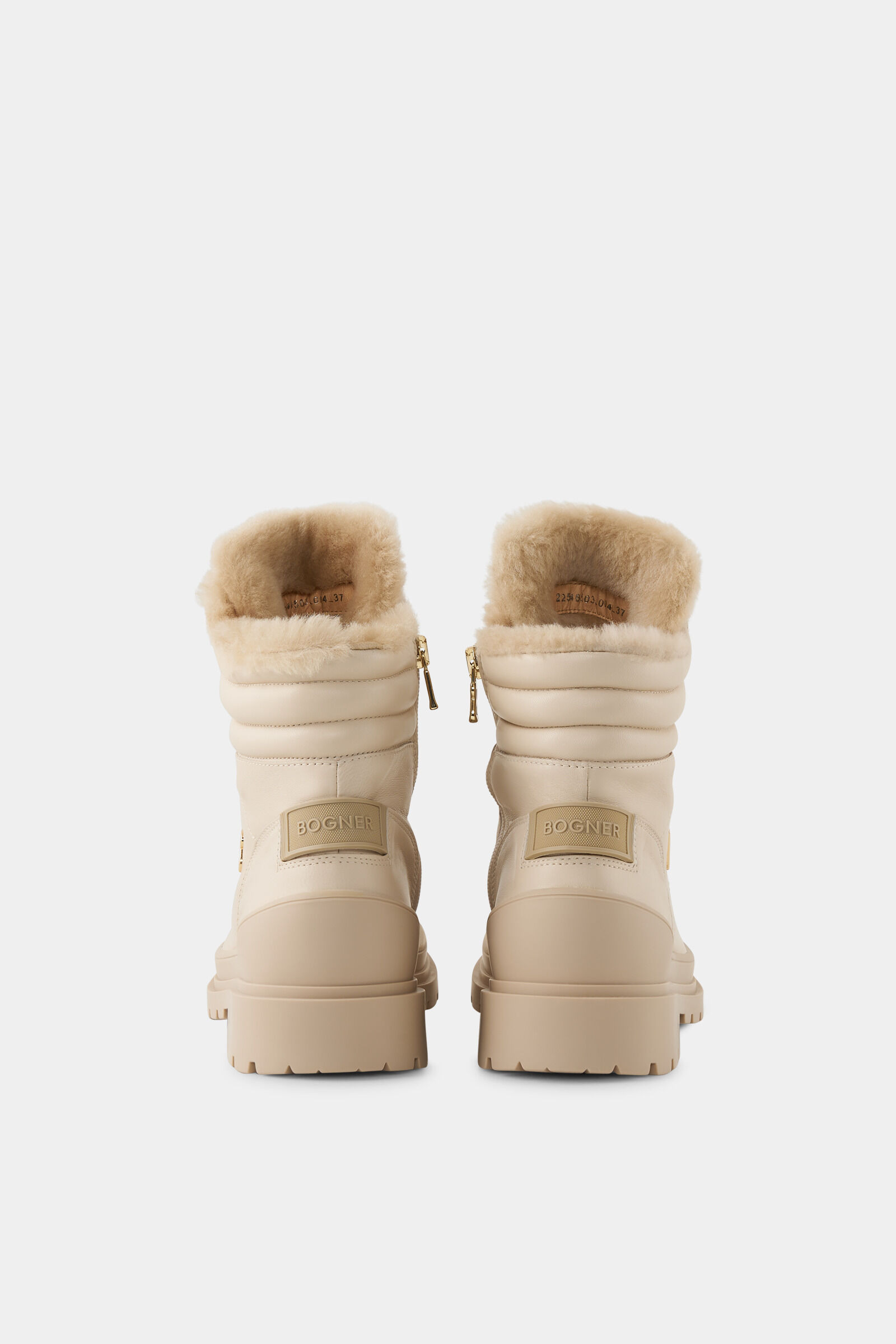 Mid boots St.Moritz with spikes in Beige - 5