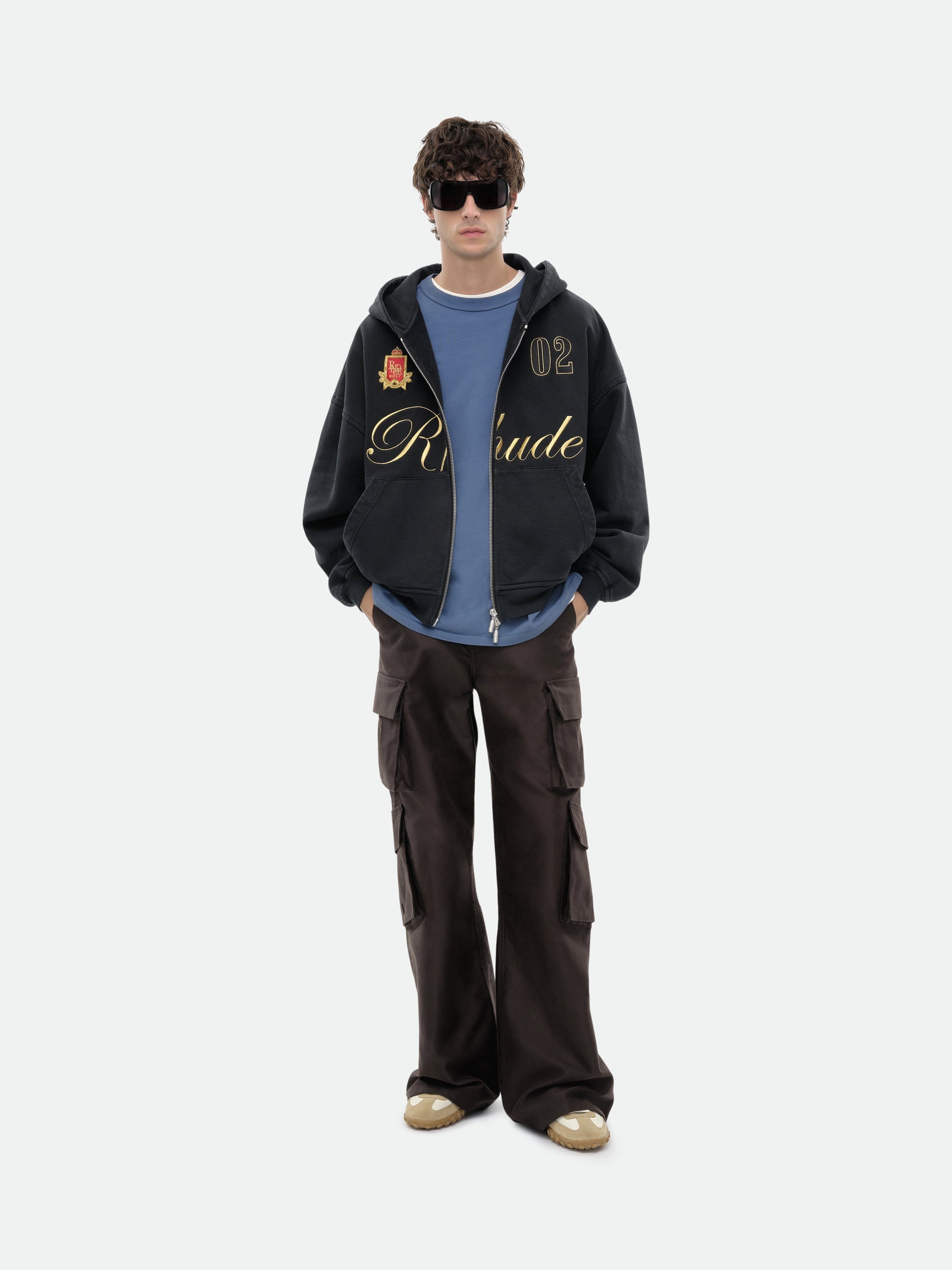 GSTAAD RHUDE ZIP UP HOODIE - 10