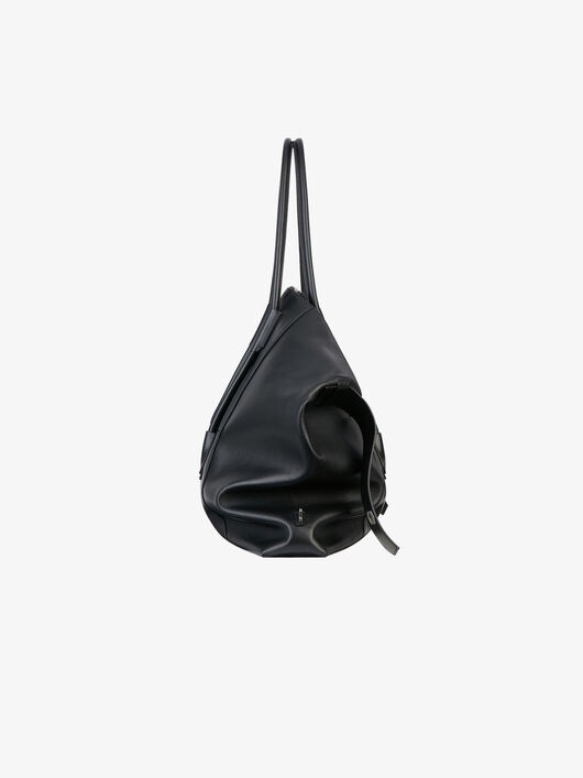 LARGE ANTIGONA LOCK SOFT BAG IN LEATHER - 3