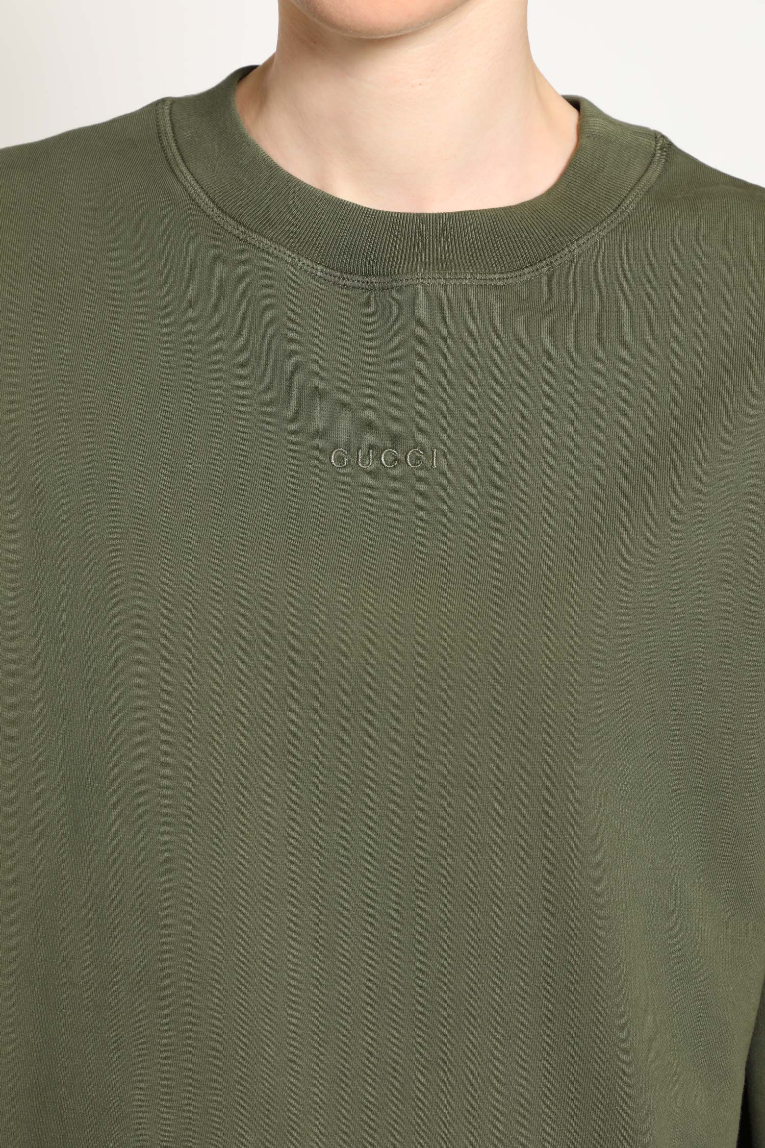 Gucci Woman Green Sweatshirts - 4