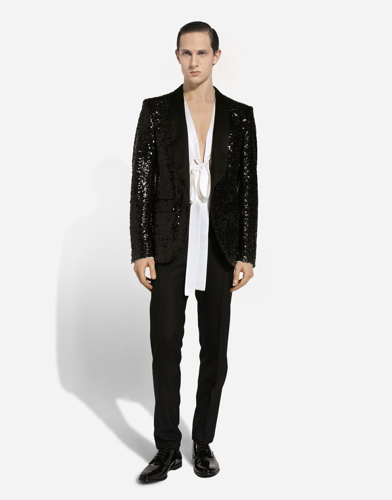 Dolce & Gabbana Silk shirt with pussy-bow detail outlook