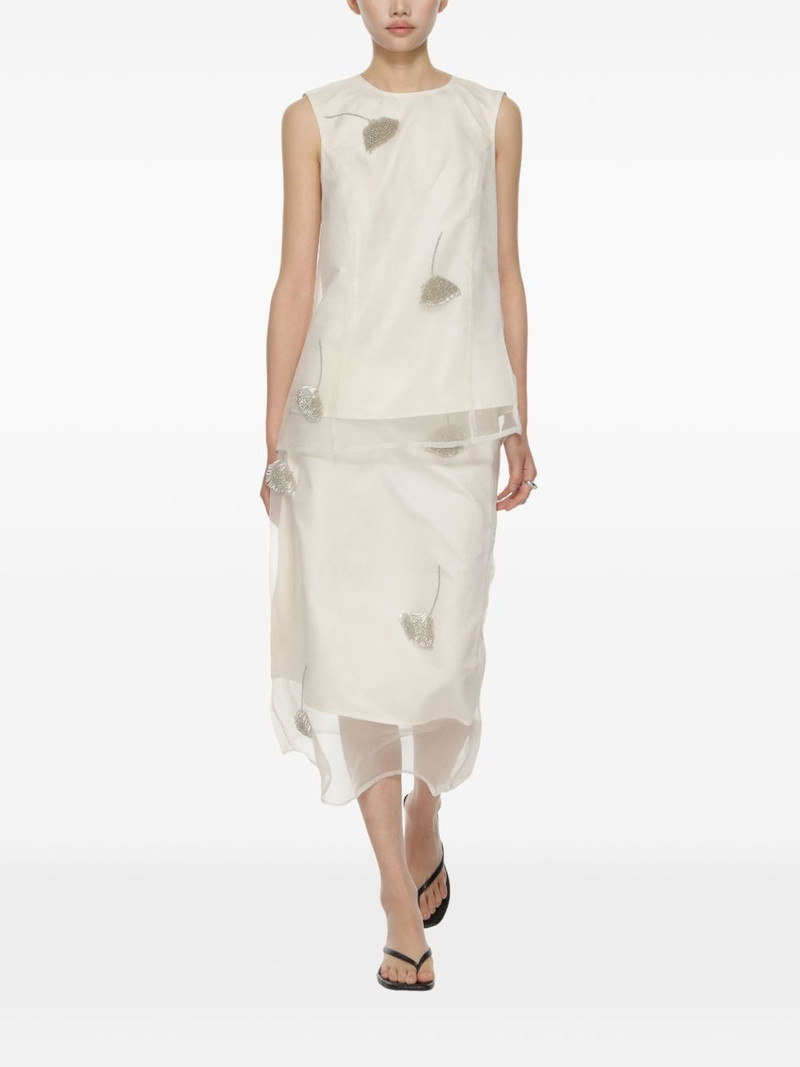 RÓHE embellished sleeveless top outlook