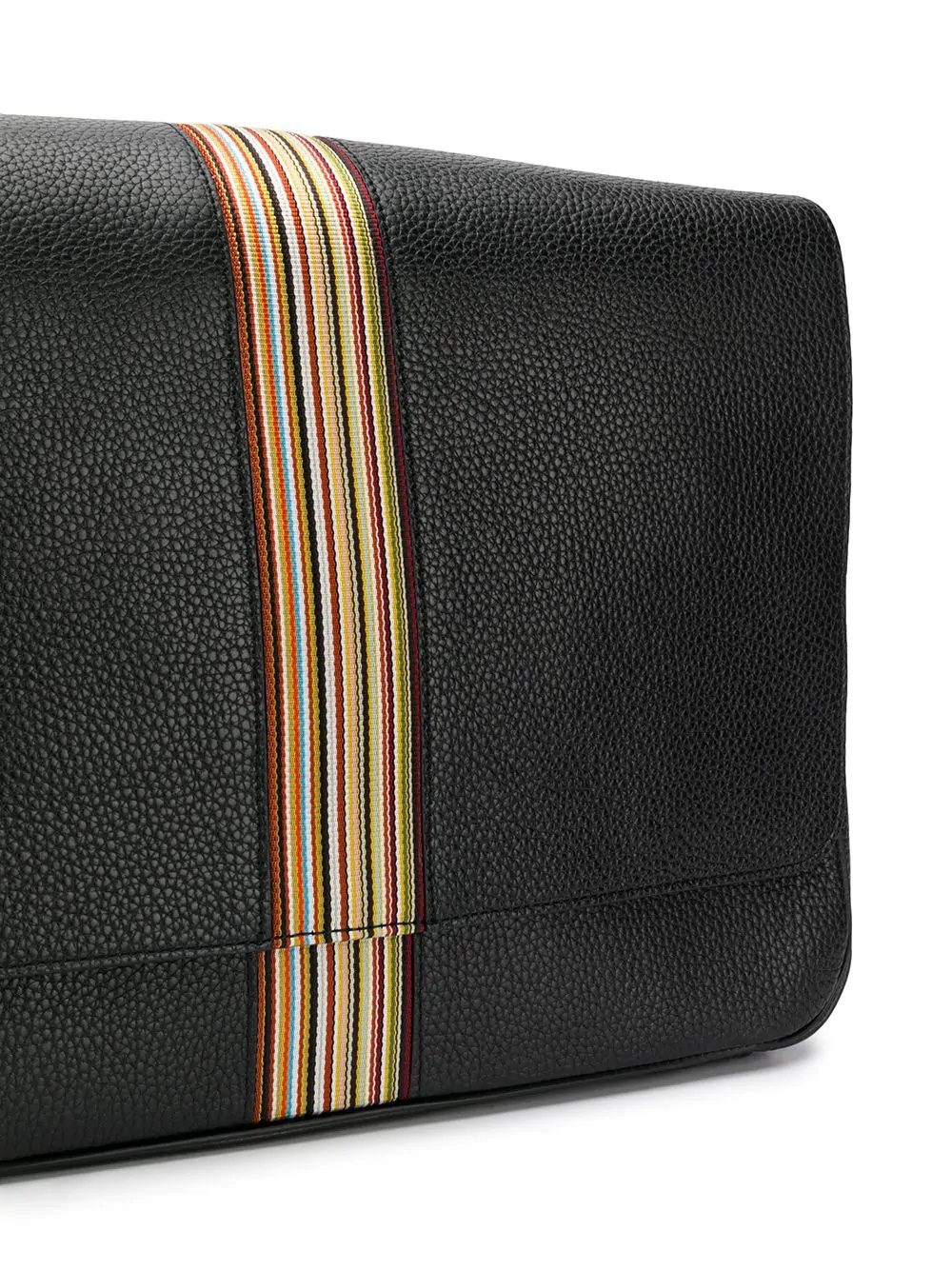 stripe panel messenger bag - 4