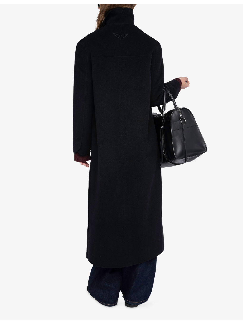 Micro Single-Breasted Wool-Blend Coat - 4