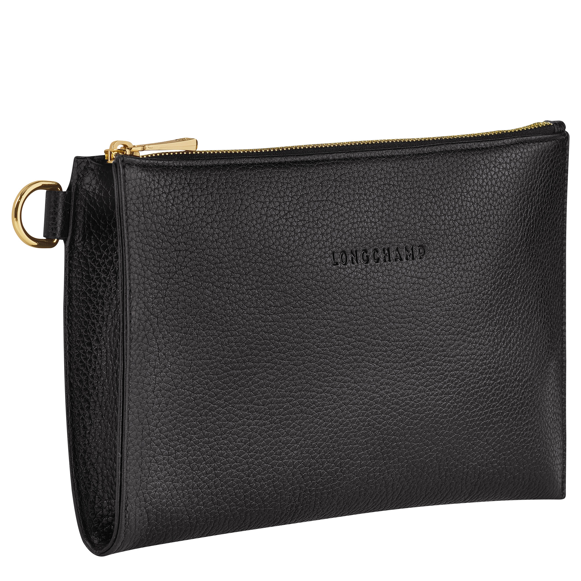 Le Foulonné Pouch Black - Leather - 2